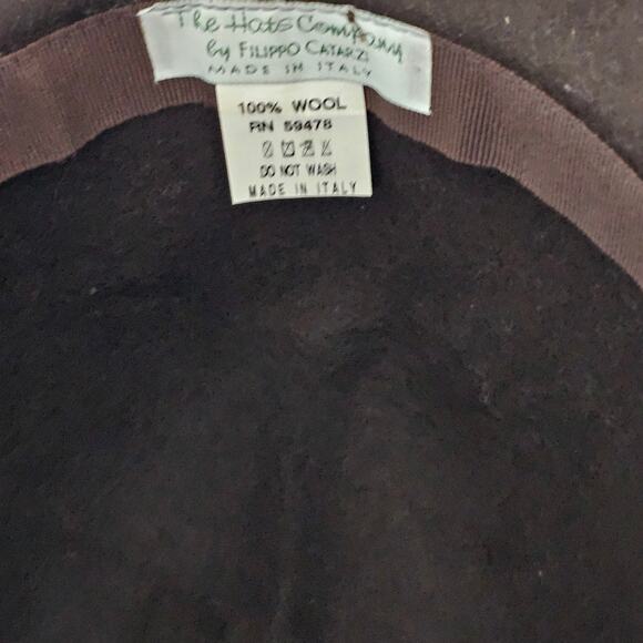 The Hats Company by Fillippo Catarzi Made in Italy Wool Brown - Picture 2 of 5